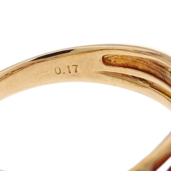 Ring 18K Sapphire Diamond Gold #49 186815 - Picture 4 of 5